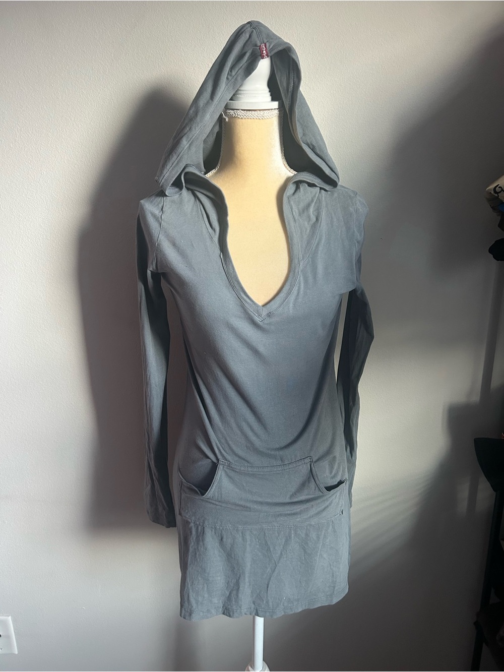 Hard Tail Charcoal Hooded Tunic